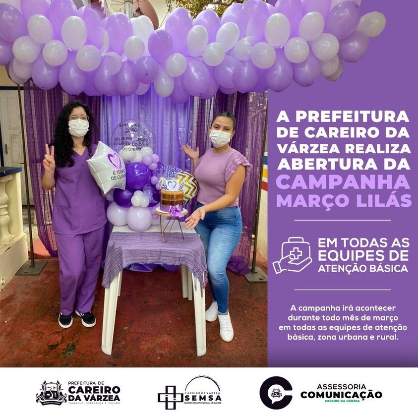 Prefeitura de Careiro da Várzea realiza abertura da companha campanha março lilás